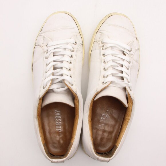 Thursday Boot Everyday Sneakers Men’s Size 10 Premier White Leather Shoes - Picture 9 of 14